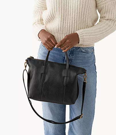 Fossil Skylar Satchel Black