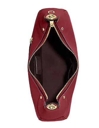 Coach Mara Hobo Cherry