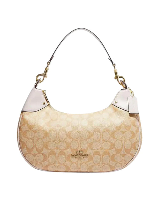 Coach Mara Hobo Chalk Signature