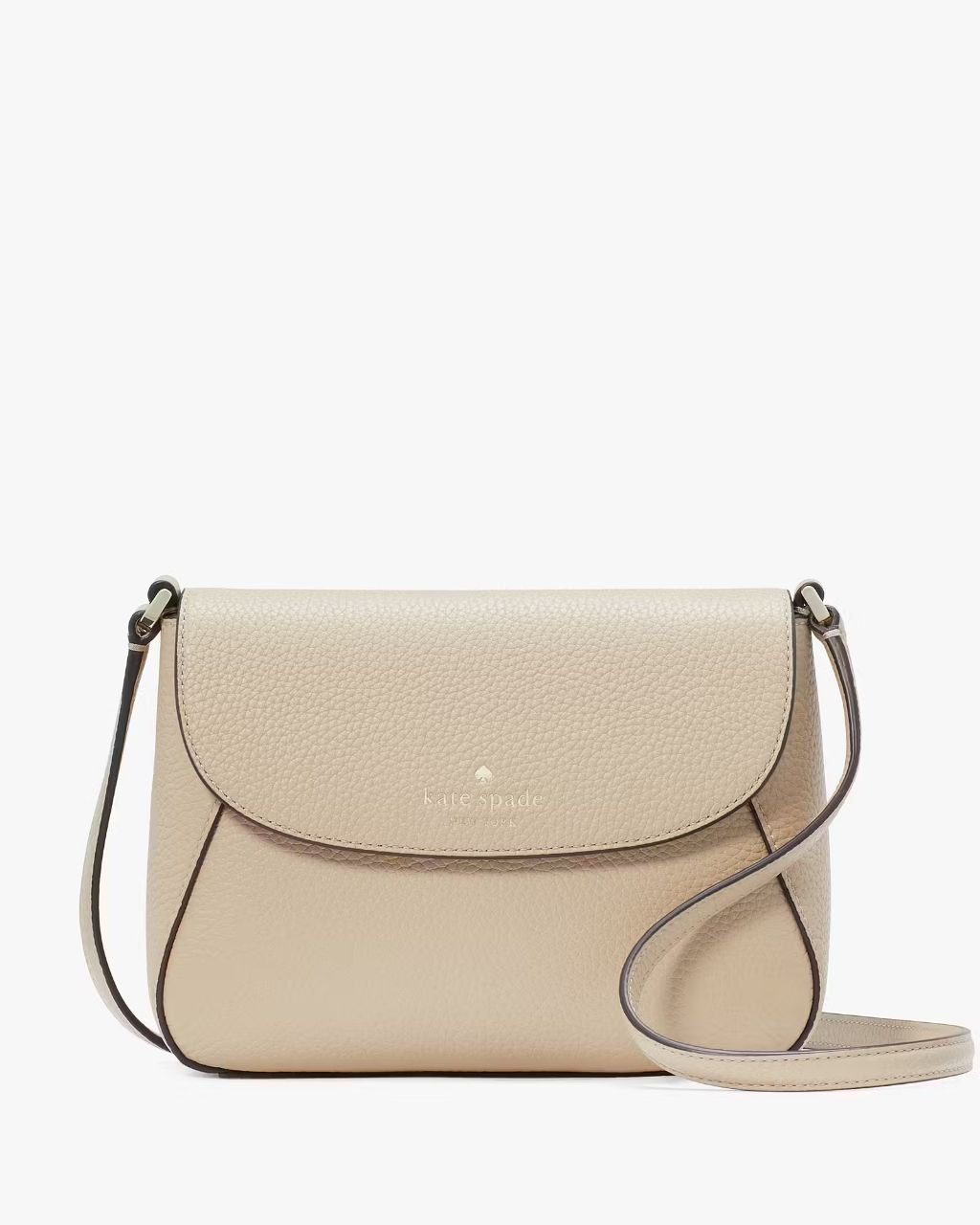 Kate Spade Monica Small Flap Crossbody Cozy Grey