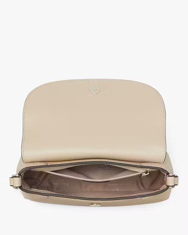 Kate Spade Monica Small Flap Crossbody Cozy Grey