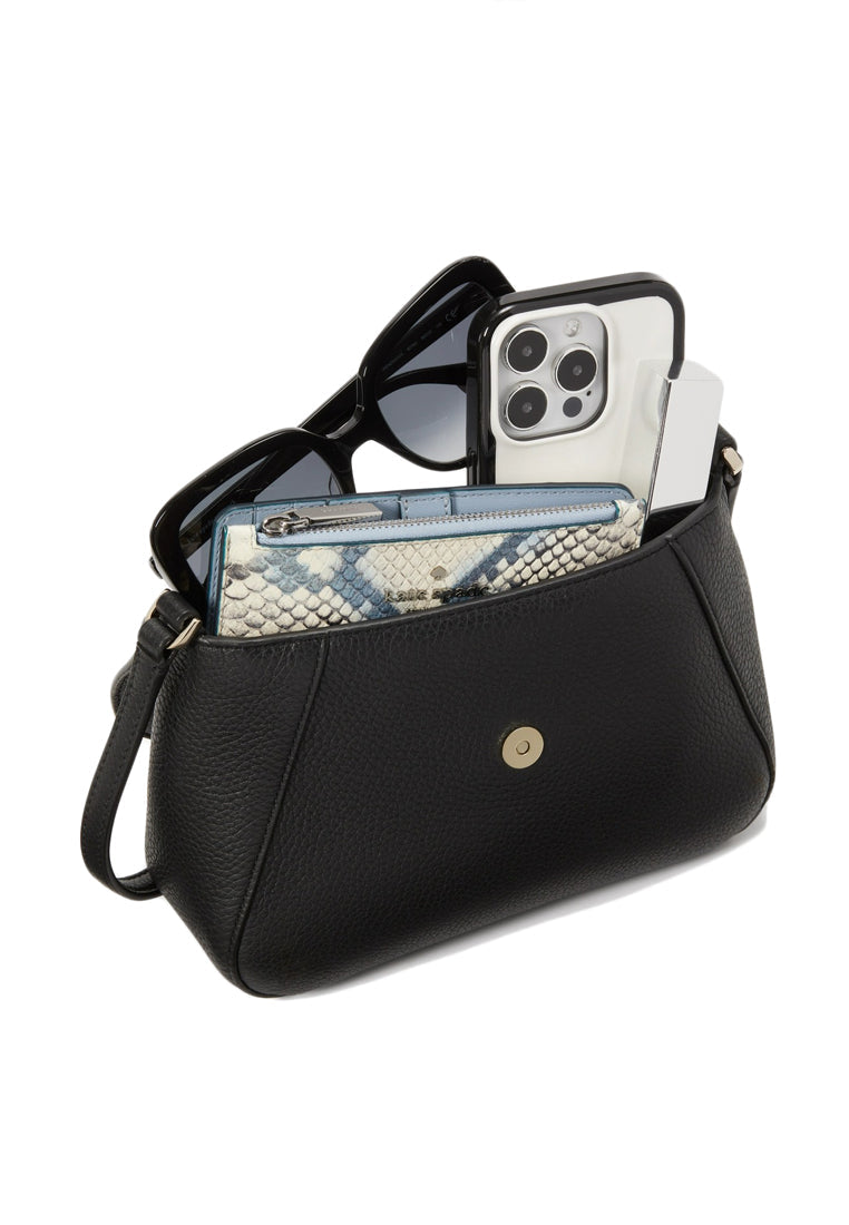 Kate Spade Monica Small Flap Crossbody Black