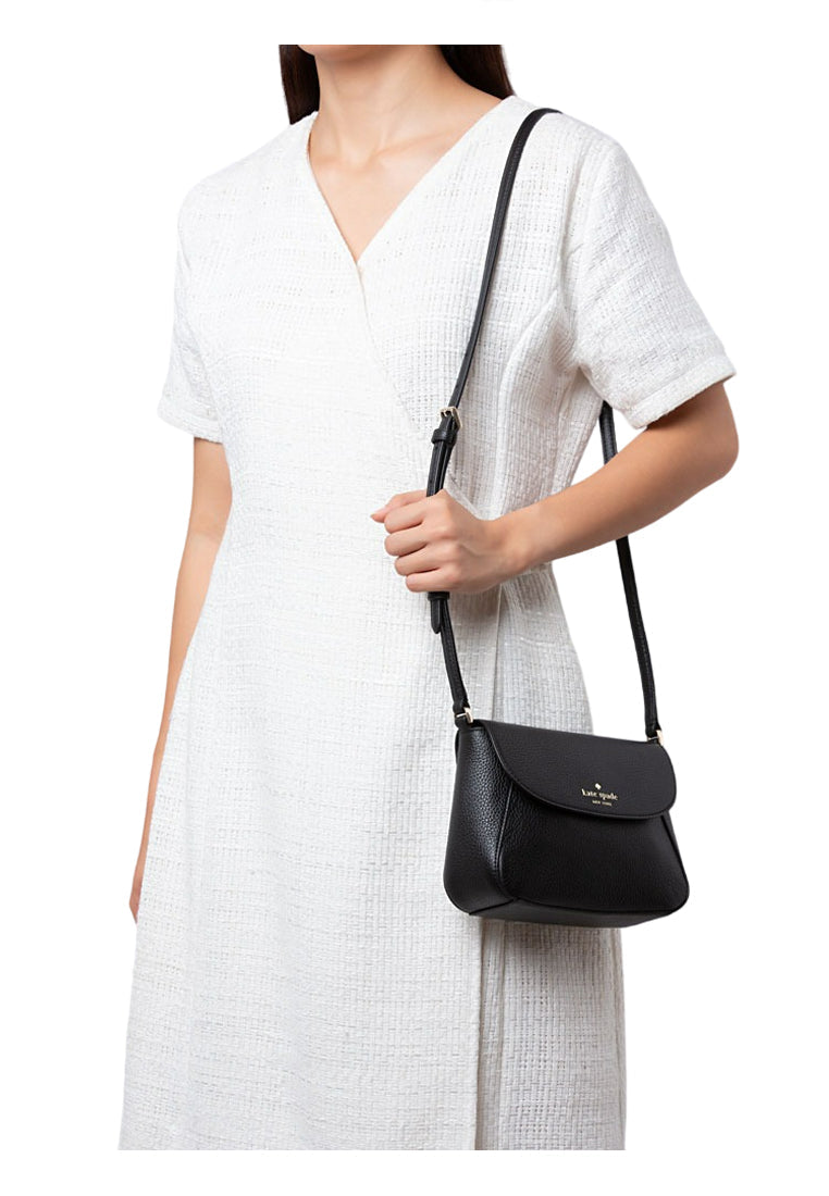 Kate Spade Monica Small Flap Crossbody Black