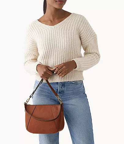 Fossil Skylar Crossbody Brown Stock Msia