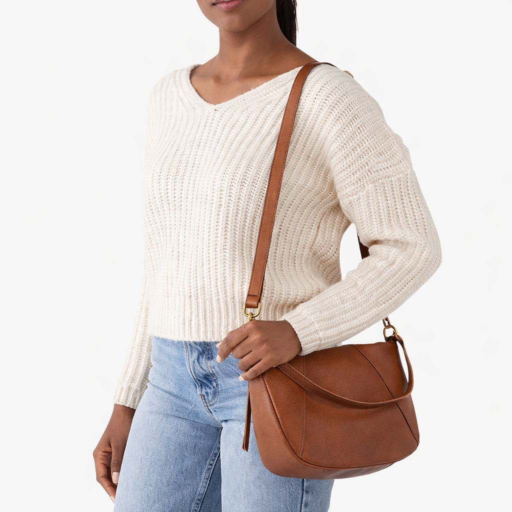 Fossil Skylar Crossbody Brown Stock Msia