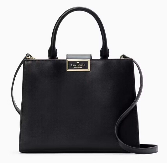 Kate Spade Reegan Medium Smooth Leather Black CLEARANCE (AS IS)