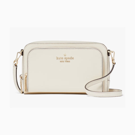 Kate Spade Stacie Dual Zip Crossbody Meringue
