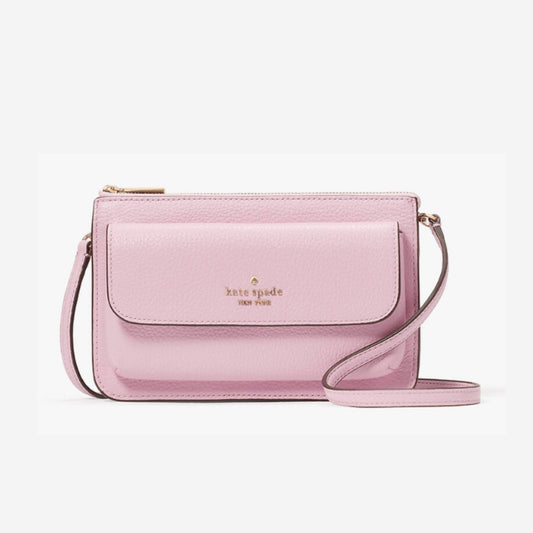 Kate Spade Leila Small Flap Crossbody Pink