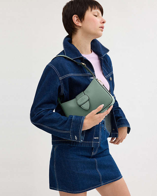Coach Eliza Shoulder Bag Sage