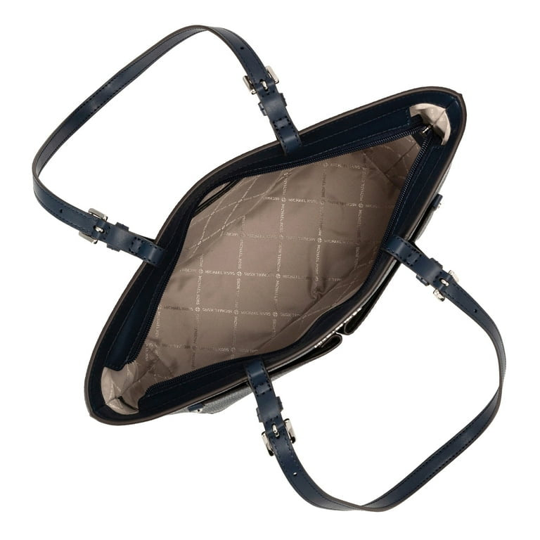 Michael Kors JETSET TRAVEL MEDIUM DOUBLE POCKET TOTE (35F3GTVT6B) NAVY