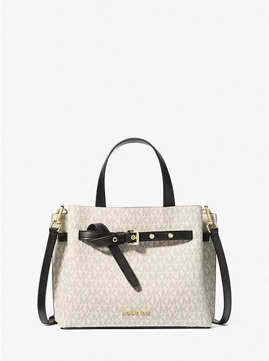 Michael Kors EMILIA SMALL SACHEL  (35H0GU5S1B) VANILLA/BLACK