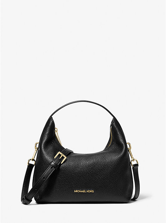 Michael Kors EMBER SMALL MESSENGER BAG (35F4G7YM1L) BLACK/GOLD