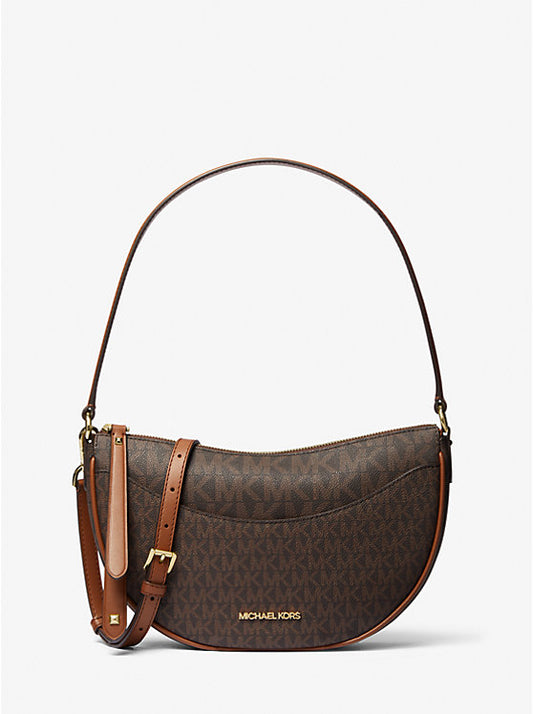 Michael Kors DOVER MEDIUM CROSSBODY BAG (35R3G4DL8B) BROWN SIGNATURE