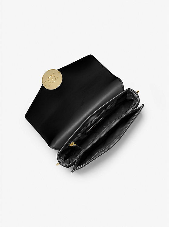 Michael Kors CARMEN MEDIUM CONVERTIBLE SHOULDER BAG (35S2GNML2L) BLACK
