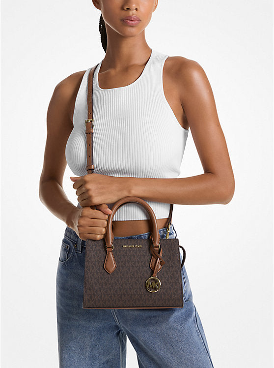 Michael Kors Sheila Small Brown Signature