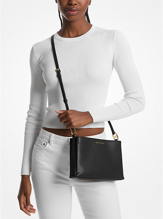 Michael Kors TRISHA MEDIUM CROSSBODY BAG (35H1G9TC8L) BLACK NOIR