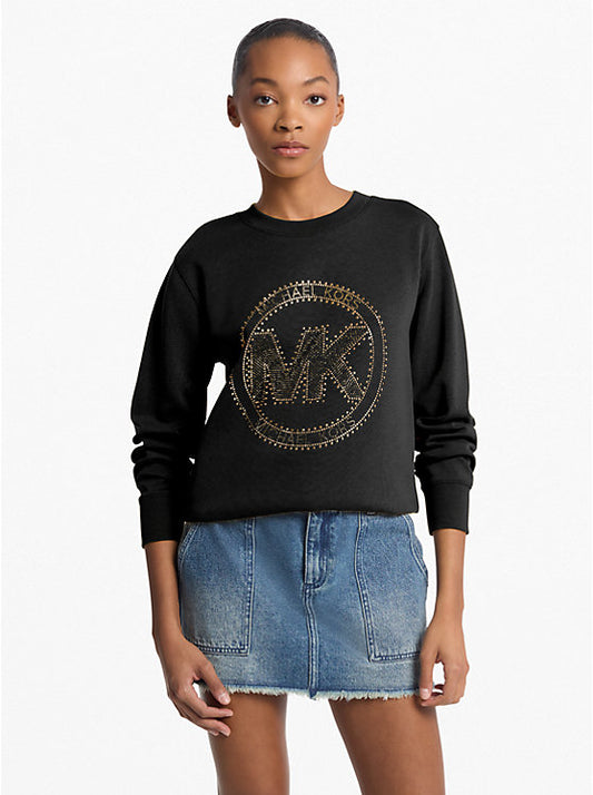 Michael Kors SWEATSHIRTS WOMEN SIZE L (JS451GFA28) BLACK