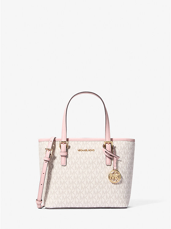 MICHAEL KORS Jet Set Travel XS Top-Zip Tote Vanilla Powder Blush