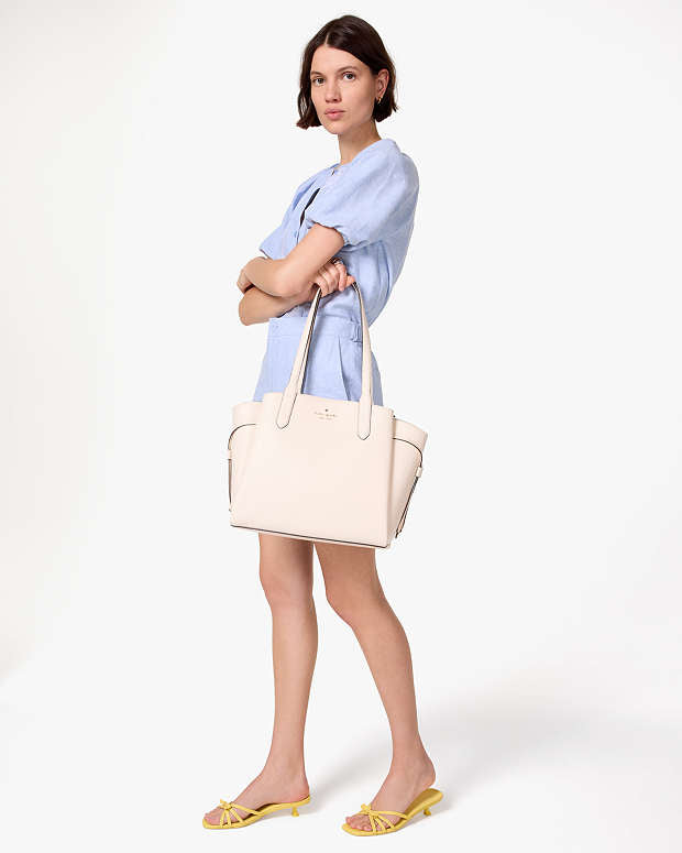 Kate Spade Dumpling Medium Tote parchment