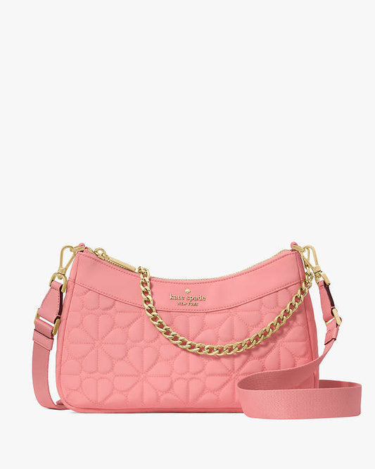 Kate Spade Spade Flower Quilted Fabric Convertible Terracotta Tile