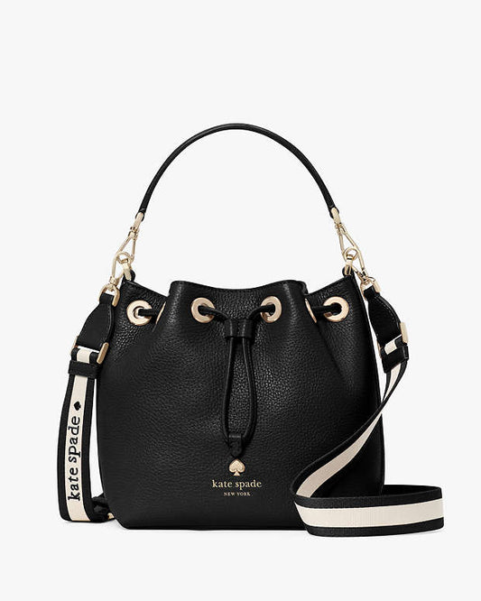 Kate Spade Emma Small Bucket Bag Black
