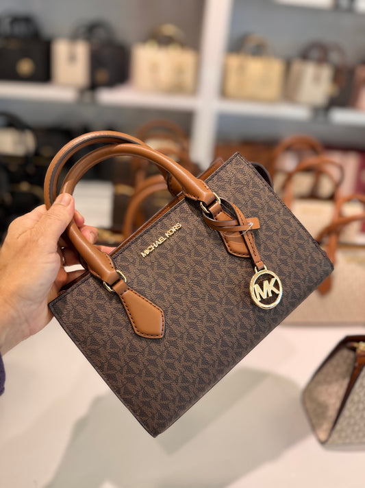 Michael Kors Sheila Small Brown Signature