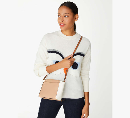 Kate Spade Monica Small Crossbody Light Fawn Multi