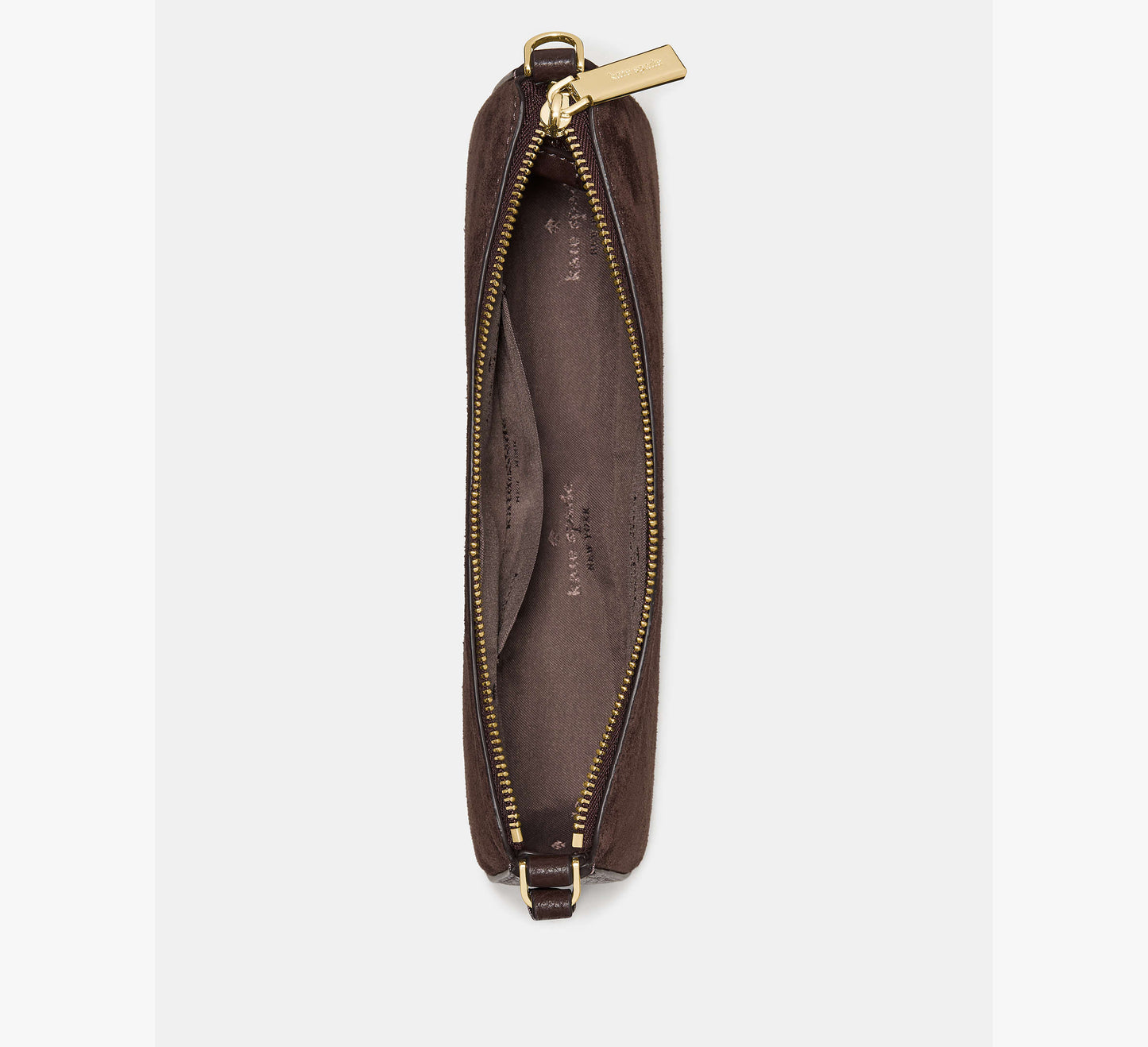 Gemini Convertible Wristlet Suede Hot Fudge