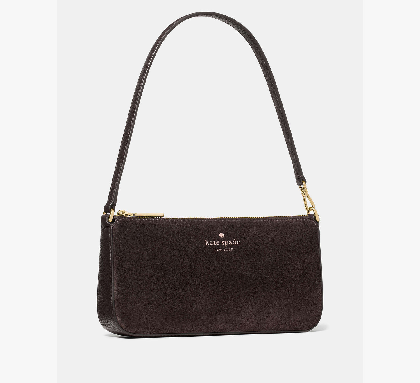 Gemini Convertible Wristlet Suede Hot Fudge