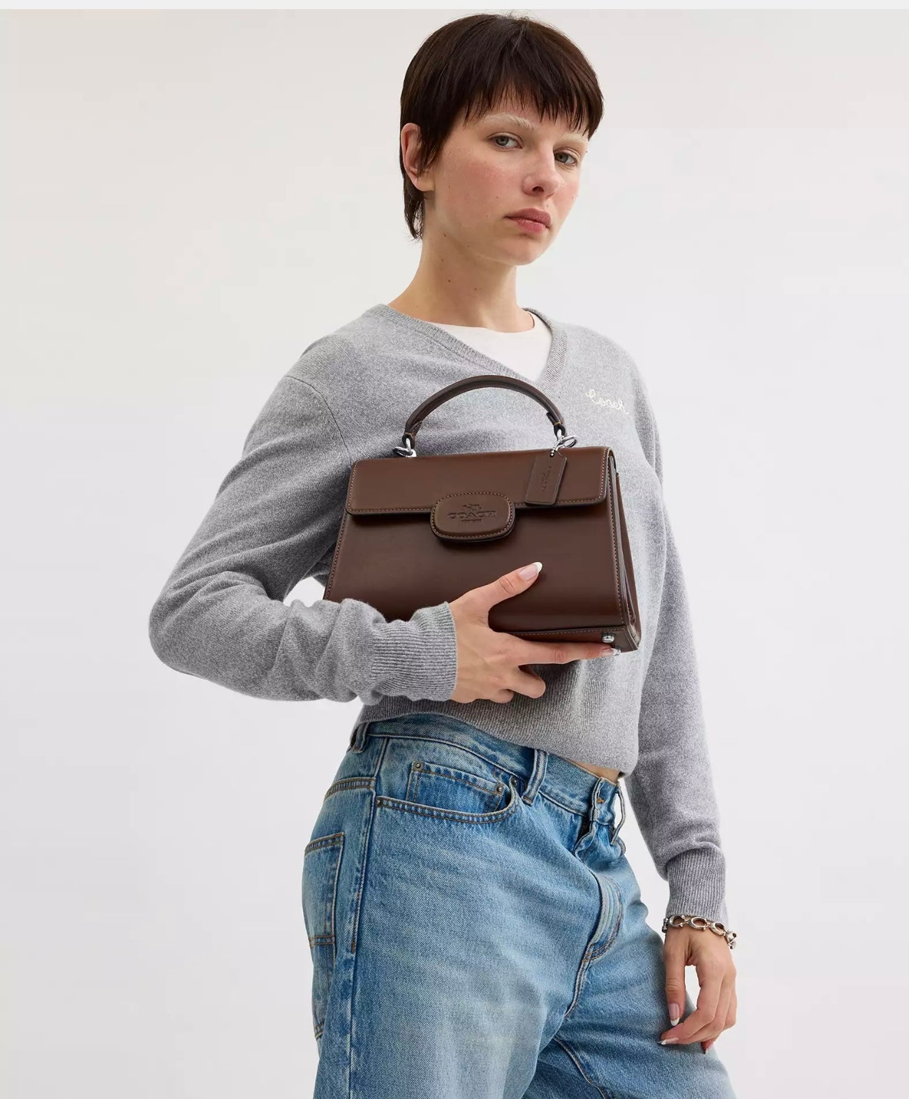 Coach Eliza Top Handle Maple