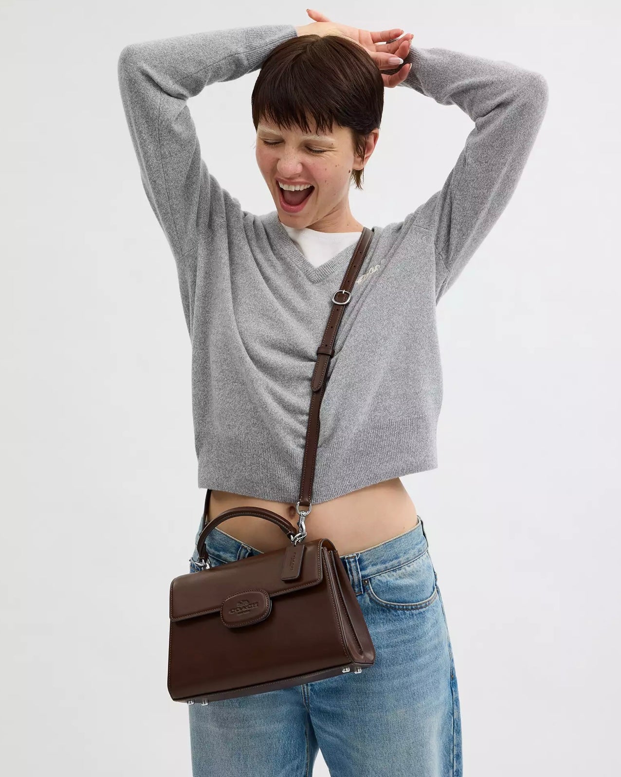 Coach Eliza Top Handle Maple