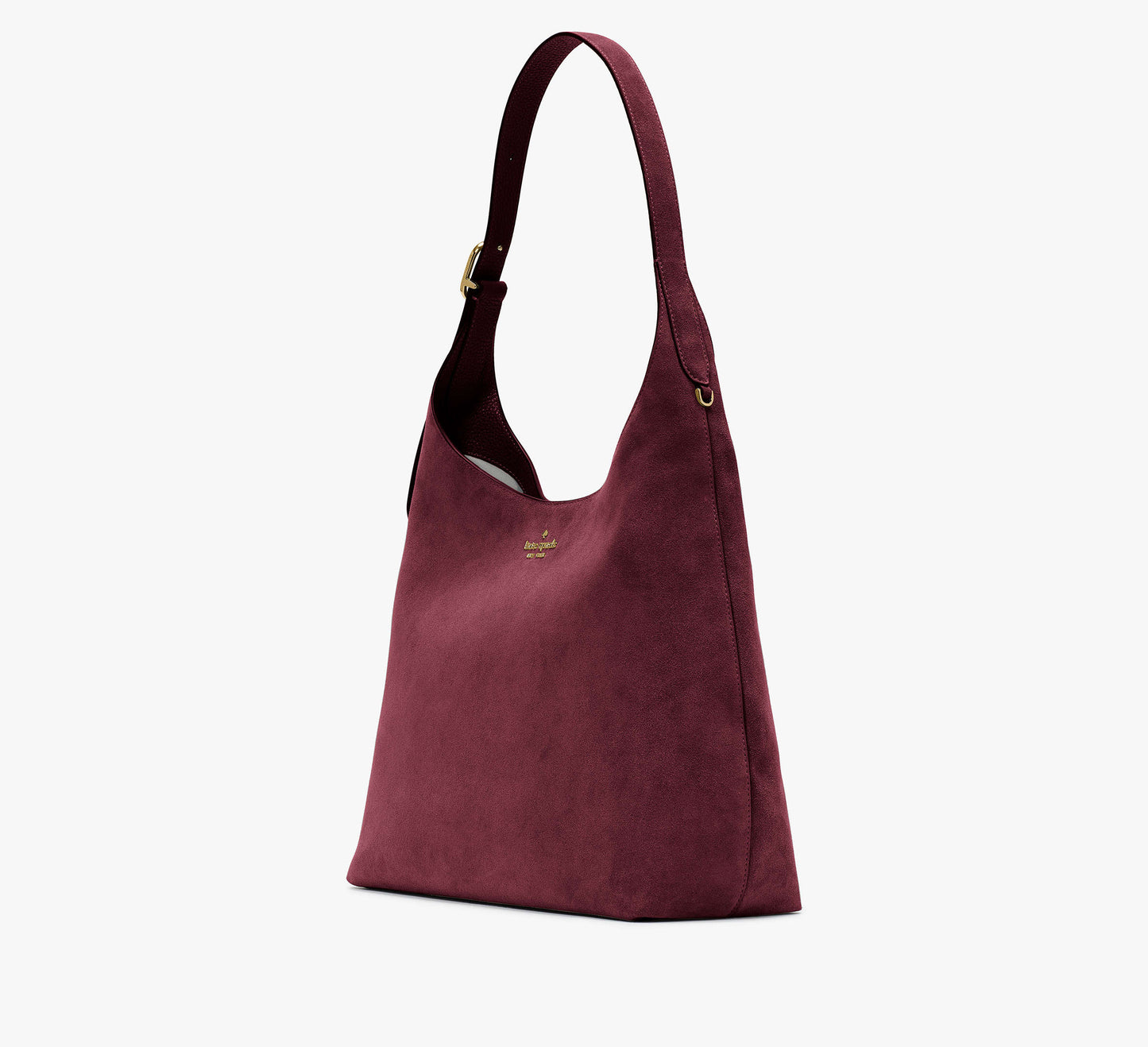 Kate Spade 454 Suede Large Shoulder Bag Merlot