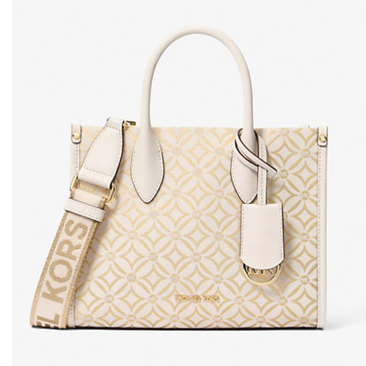 Michael Kors Mirella Small Metallic Logo Jacquard
